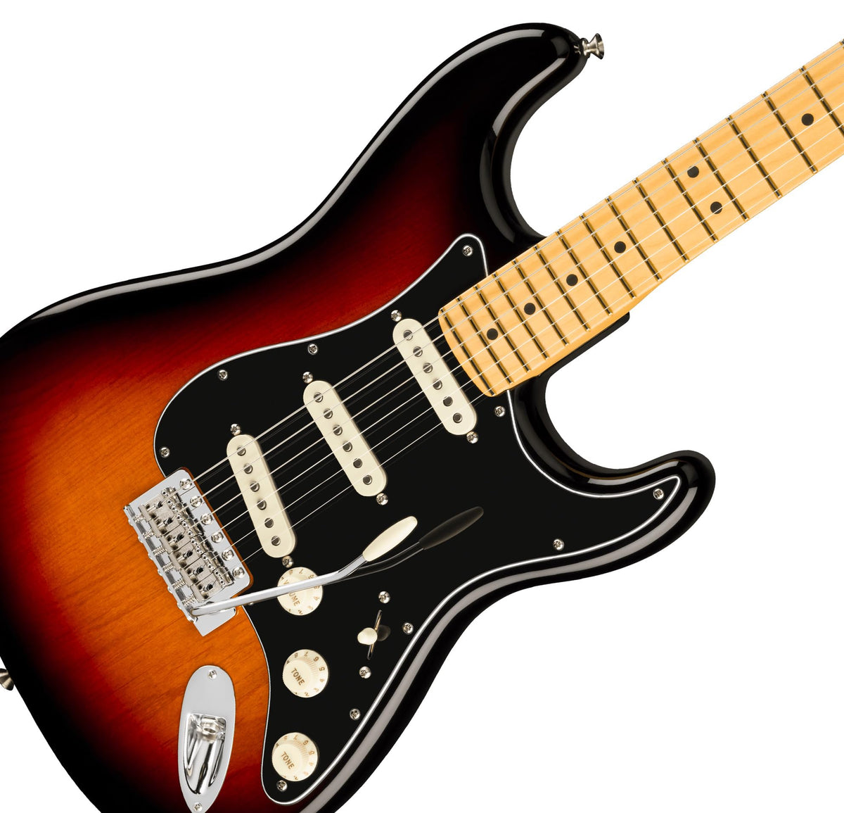 Fender American Professional Classic Stratocaster - 3-Color Sunburst w/ Cleaning Kit