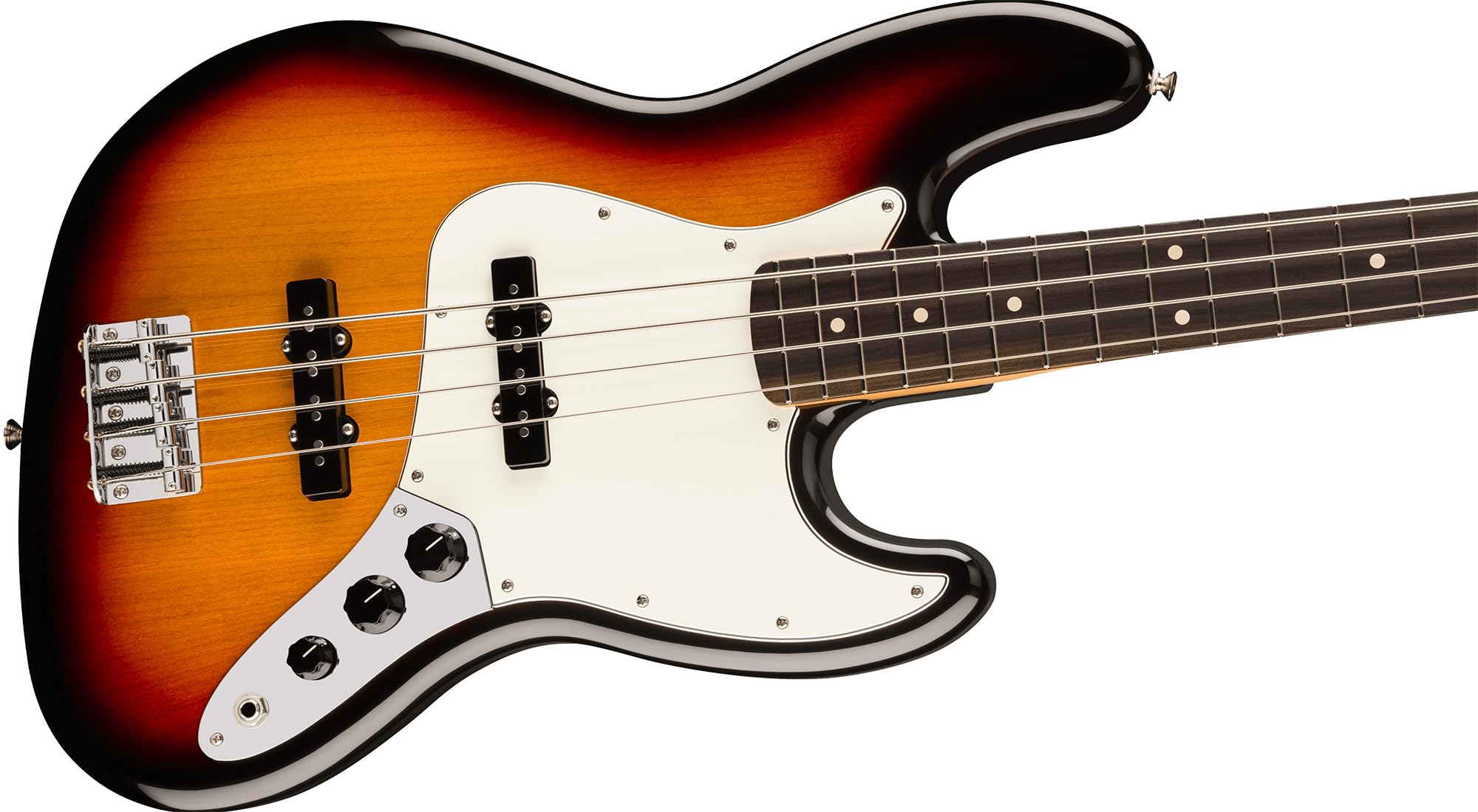 Fender Player II Jazz Bass - 3-Color Sunburst w/ Cleaning Kit