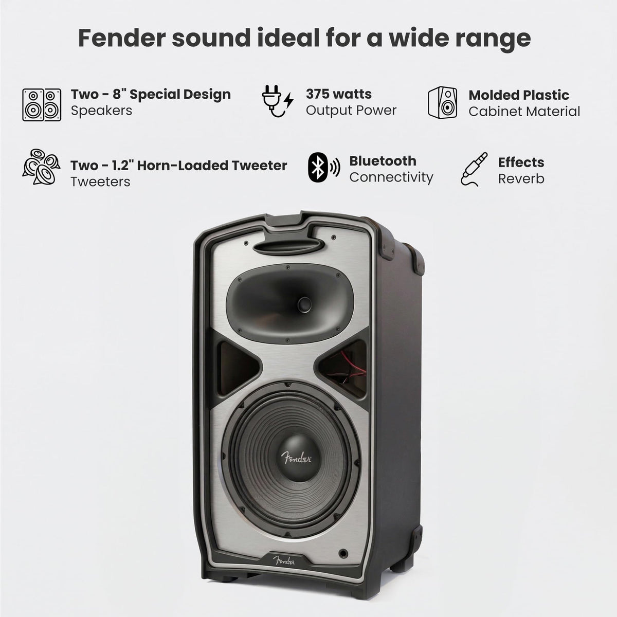 Fender Passport Event S2 Portable PA System w/ Stands