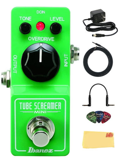 Ibanez TSMINI Mini Tube Screamer Overdrive Pedal w/ Power Supply