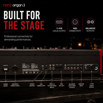 Nord Organ 3 Dual 61-Key Combo Organ w/ Stand