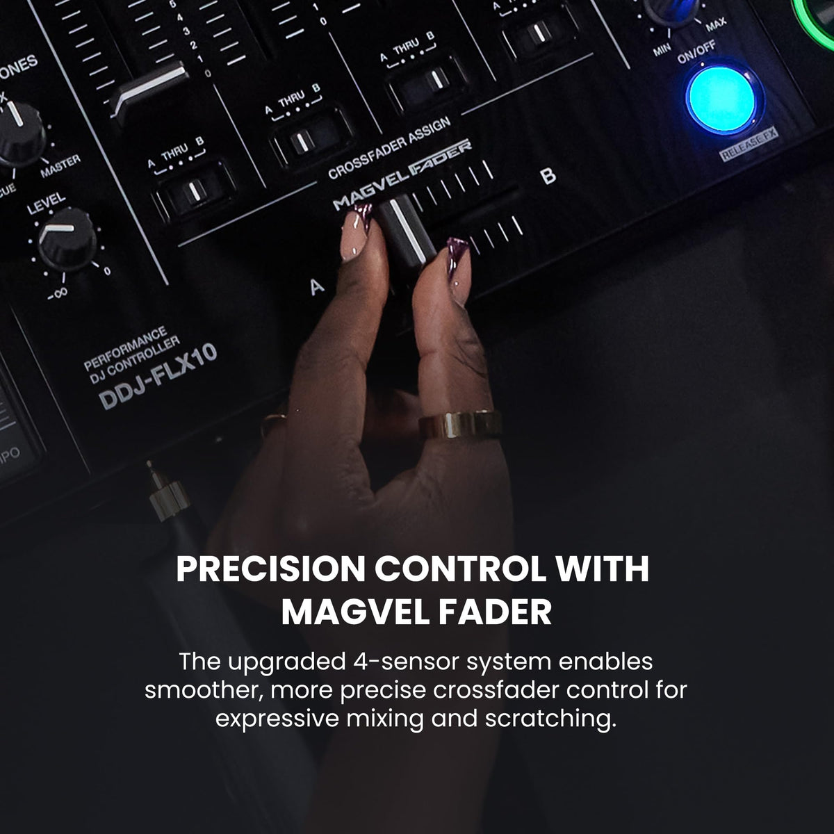 Pioneer DJ DDJ-FLX10 4-Channel Professional DJ Controller - Black w/ Case