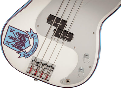 Fender Steve Harris Precision Bass - Olympic White w/ Guitar Cleaning Kit