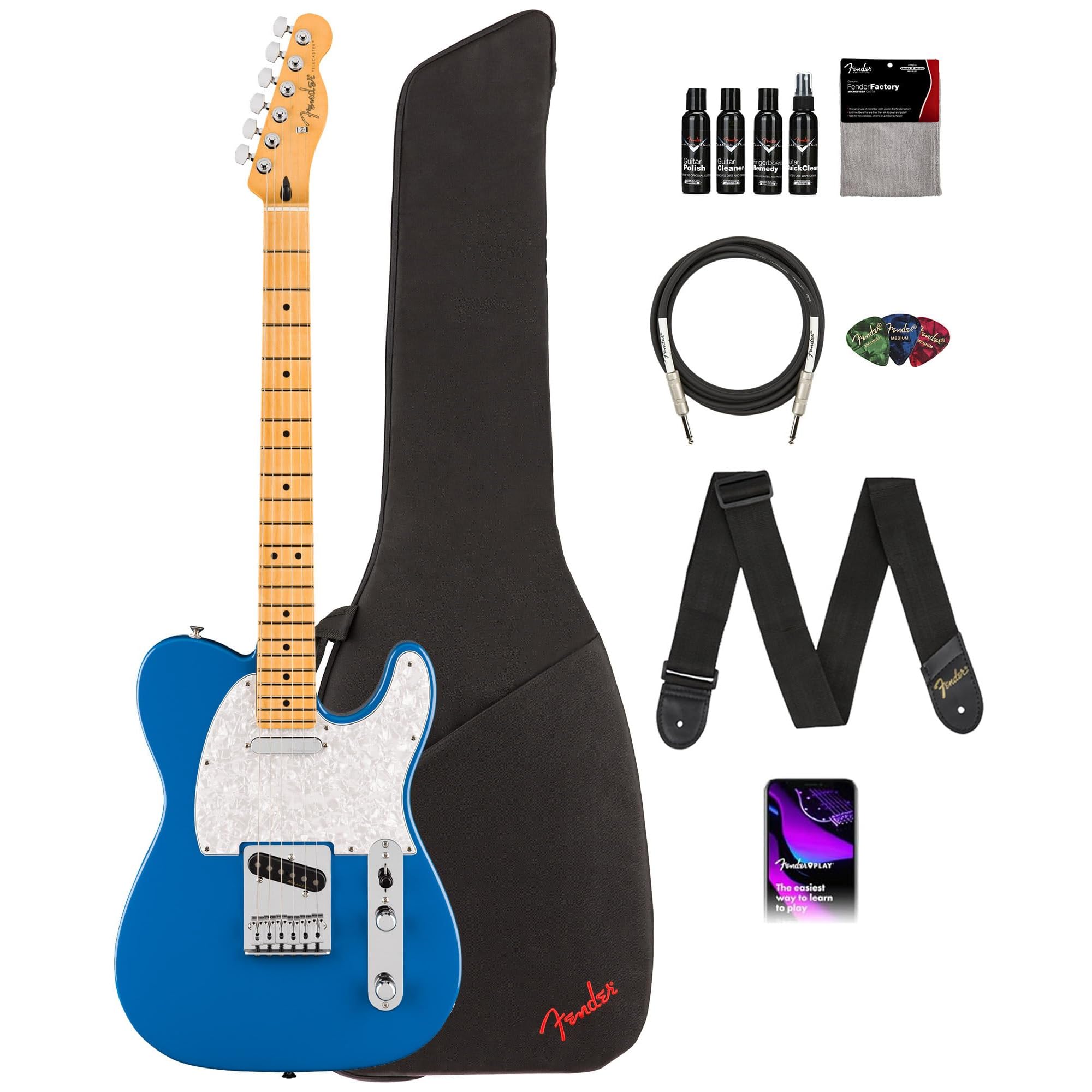 Fender Player II Modified Telecaster - Electric Blue w/ Cleaning Kit