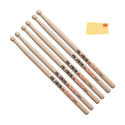 Vic Firth SRHTS Corpsmaster Multi-Tenor Ralph Hardimon Drumsticks - 3 Pack