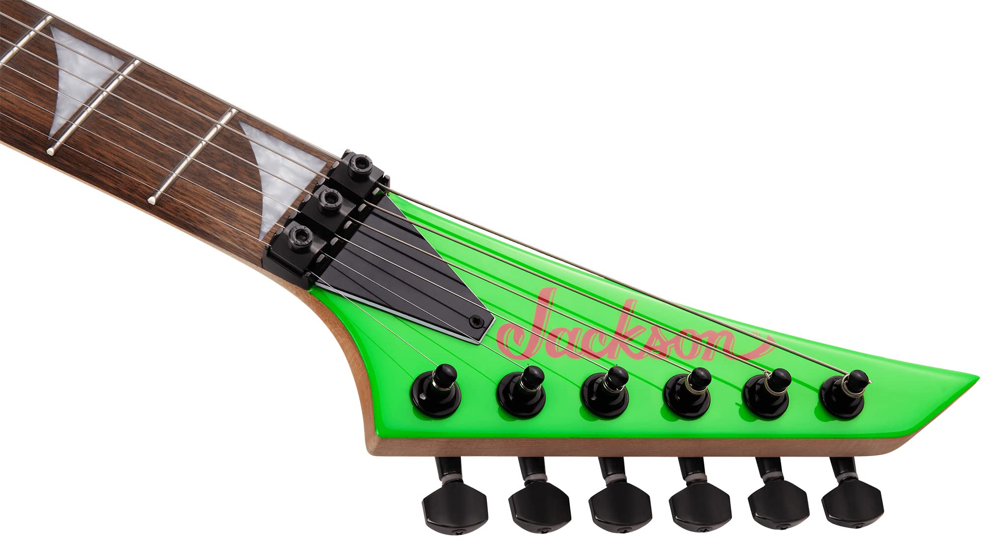 Jackson X Series Dinky DK3XR HSS Electric Guitar - Neon Green w/ Instrument Cable