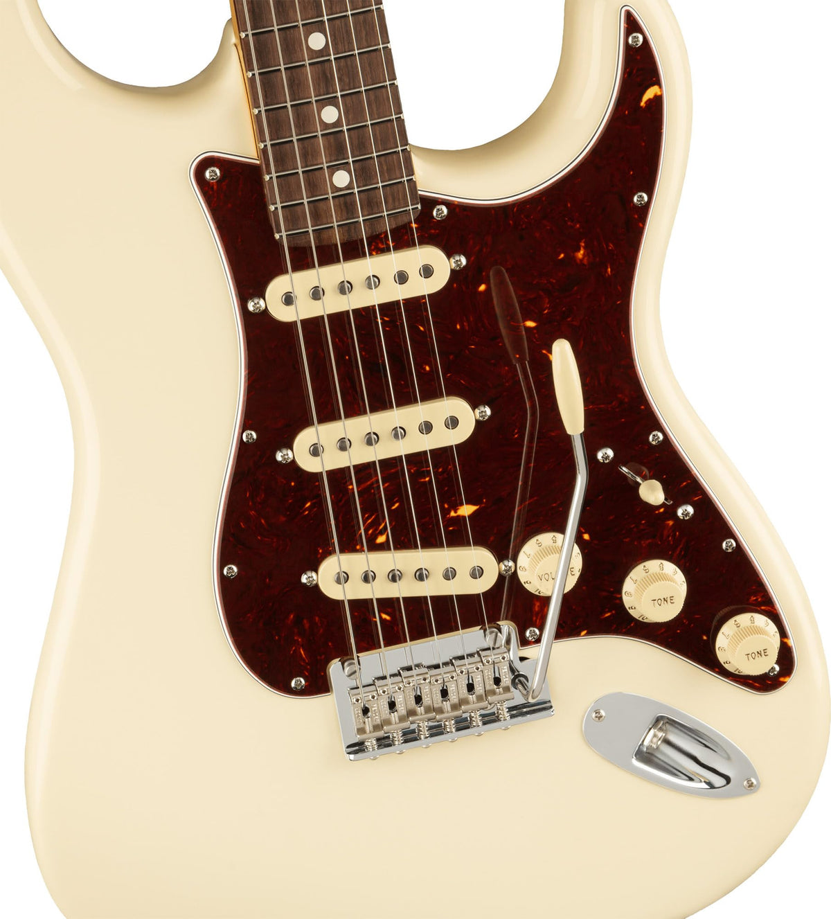 Fender American Professional II Stratocaster - Olympic White w/ Guitar Cleaning Kit