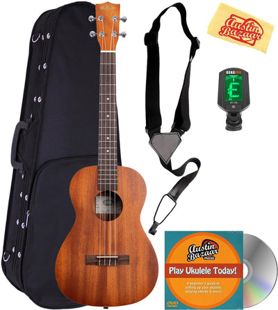 Kala KA-B Satin Mahogany Baritone Ukulele w/ Hard Case