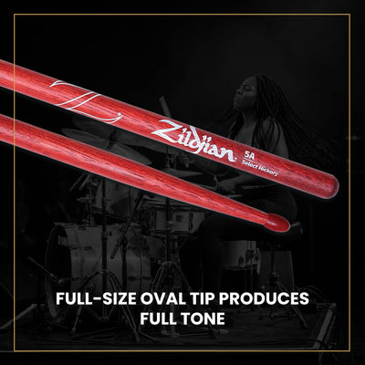 Zildjian 5A Red Drumsticks - 3 Pack