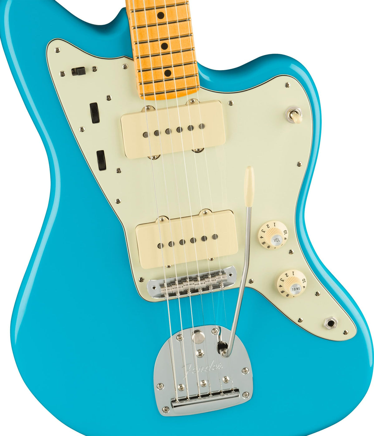 Fender American Professional II Jazzmaster - Miami Blue w/ Guitar Cleaning Kit