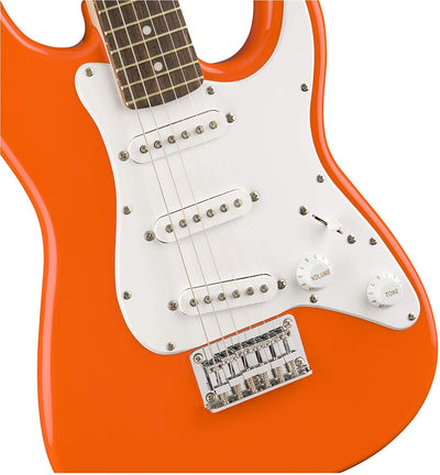 Fender Squier 3/4-Size Kids Mini Strat Electric Guitar - Competition Orange