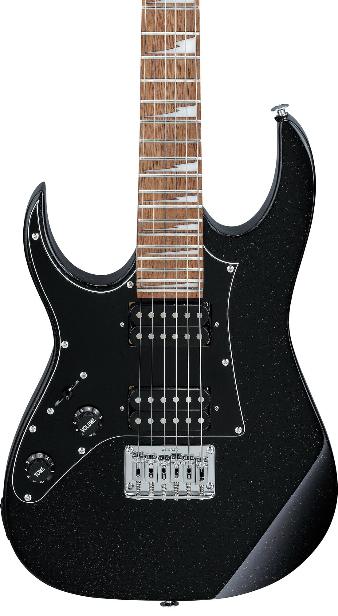 Ibanez GRGM21L RG Gio miKro Short-Scale Electric Guitar, Left Handed - Black Night w/ Amplifier