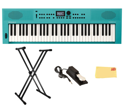 Roland GO:KEYS 3 Music Creation Keyboard - Turquoise w/ Adjustable Stand