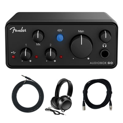 Fender AudioBox Go USB-C Audio Interface w/ Headphones