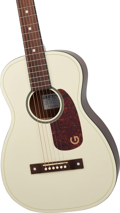 Gretsch Jim Dandy Parlor Acoustic Guitar - Vintage White w/ Strap