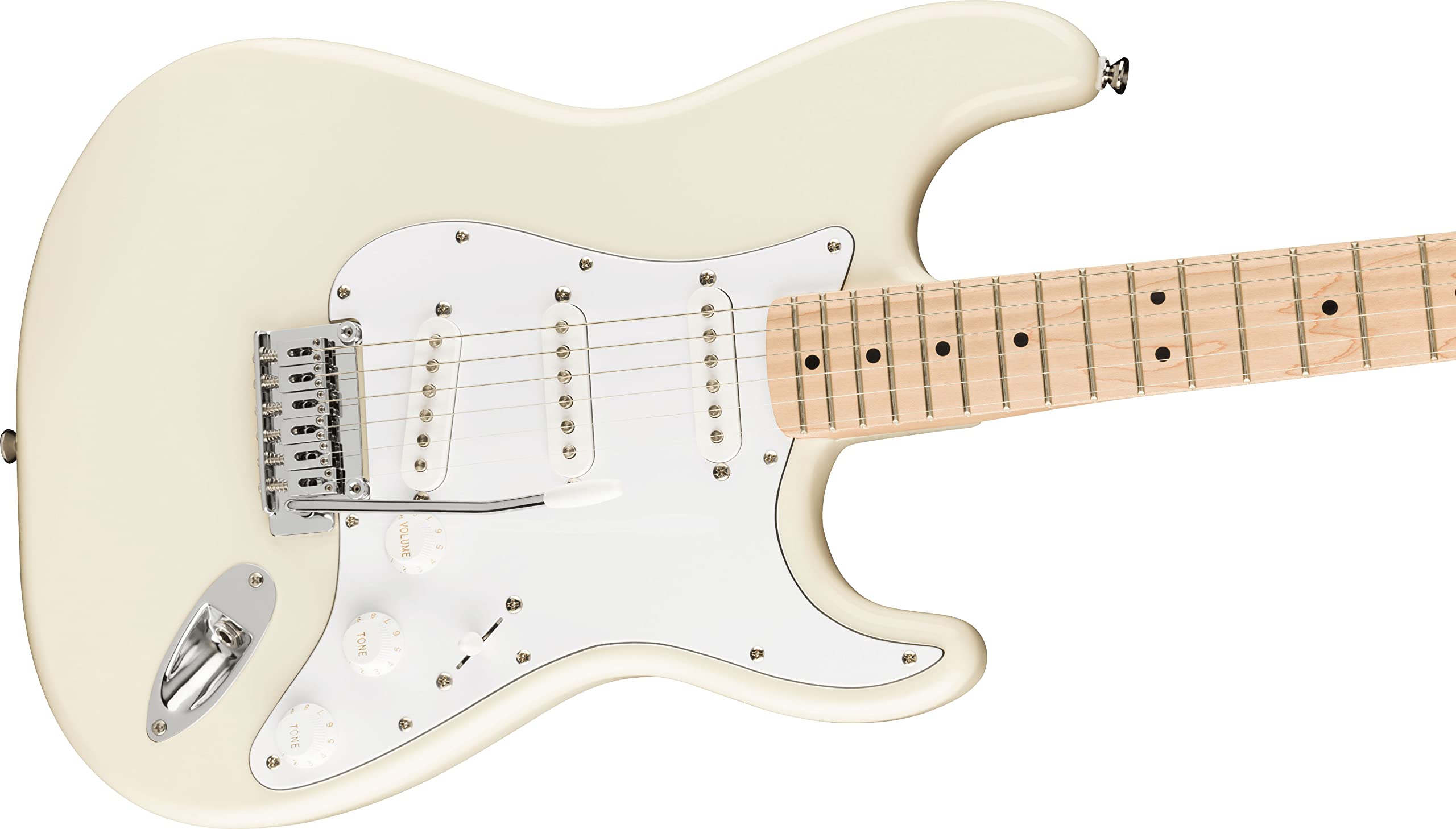 Fender Squier Affinity Stratocaster, Maple - Olympic White w/ Frontman 10G Amp