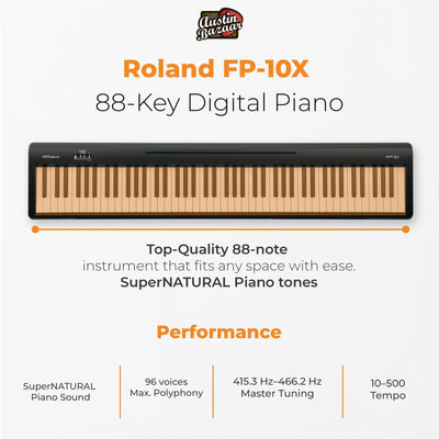 Roland FP-10 88-Key Digital Piano w/ Sustain Pedal