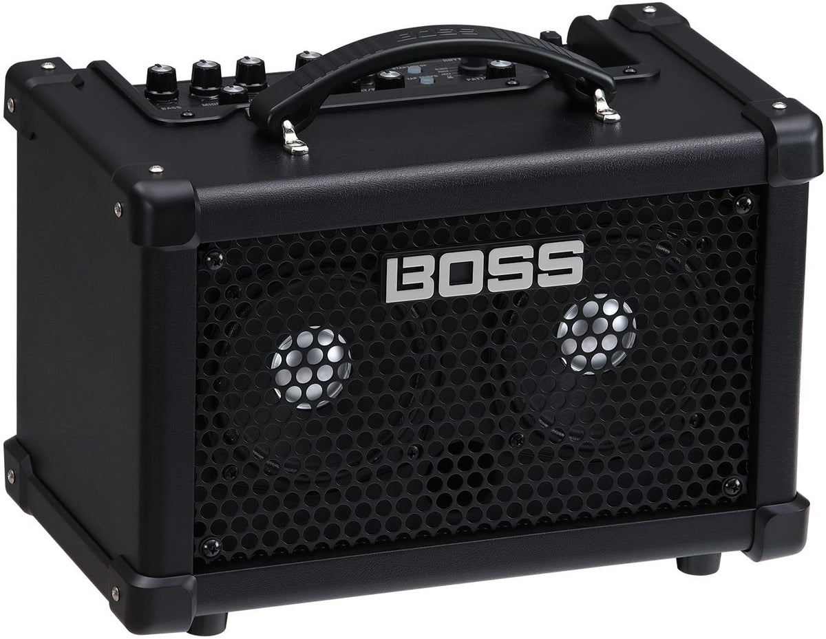 Boss Dual Cube LX Portable Bass Guitar Combo Amplifier w/ Instrument Cable