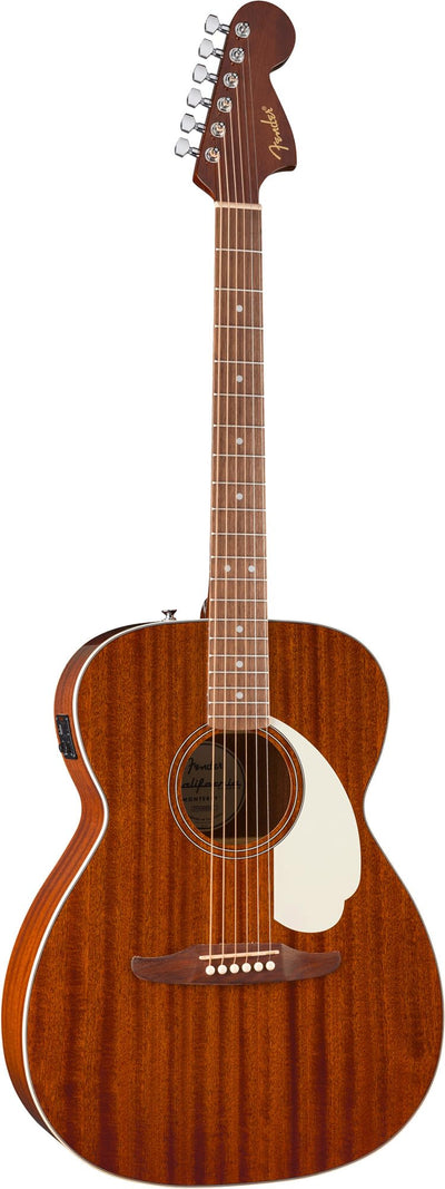 Fender California Standard Monterey E Acoustic-Electric Guitar - Natural Sapele w/ Gig Bag