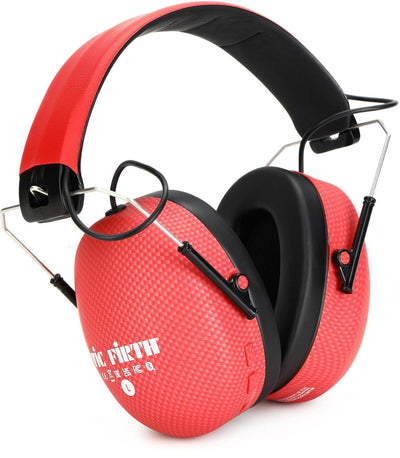 Vic Firth Bluetooth Isolation Headphones - Red w/ Practice Tips