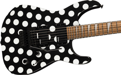 Jackson X Series Soloist SLX DX Electric Guitar - Polka Dot w/ Instrument Cable