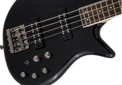 Jackson JS Series Spectra Bass JS3 Bass Guitar - Gloss Black w/ Instrument Cable
