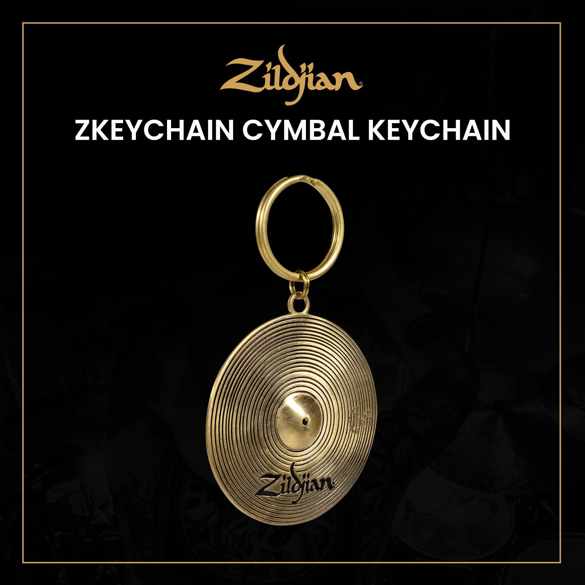 Zildjian ZKEYCHAIN Cymbal Keychain