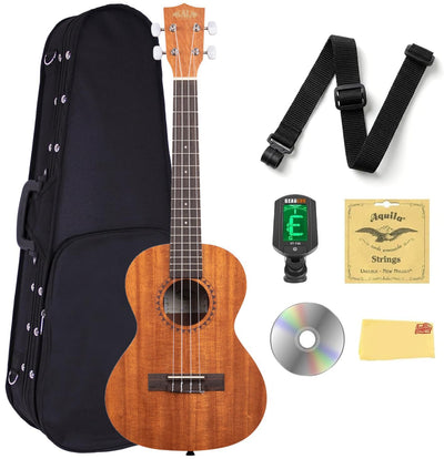 Kala KA-15T Satin Mahogany Tenor Ukulele w/ Hard Case