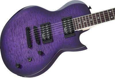 Jackson JS Series Monarkh SC JS22Q Electric Guitar - Transparent Purple Burst w/ Instrument Cable
