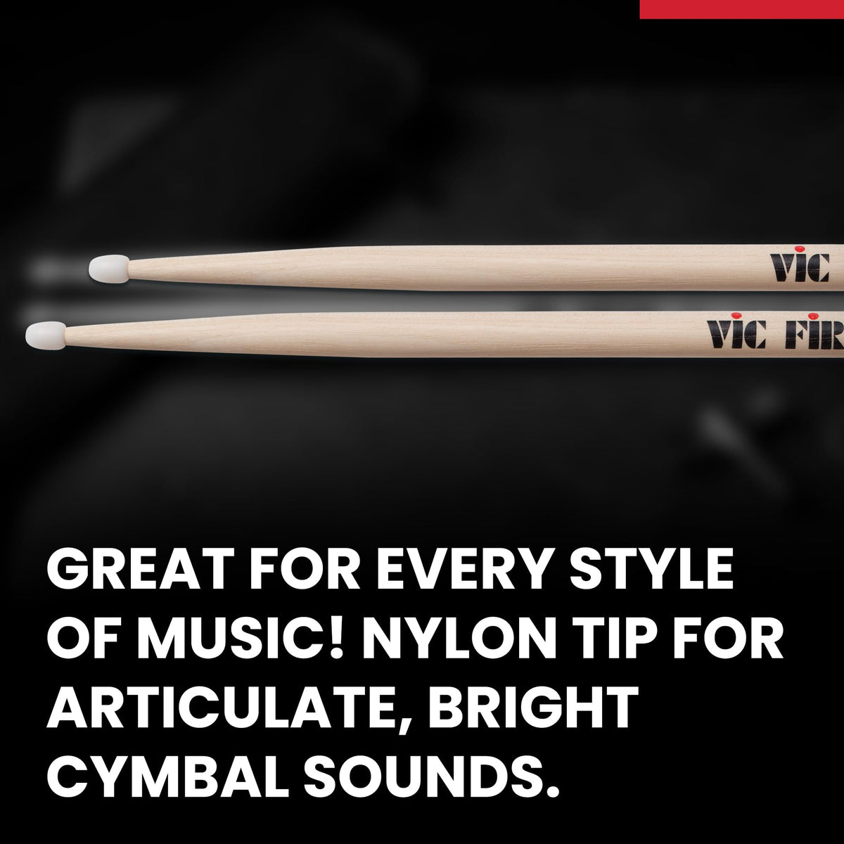 Vic Firth American Classic 5A Nylon Tip Drumsticks
