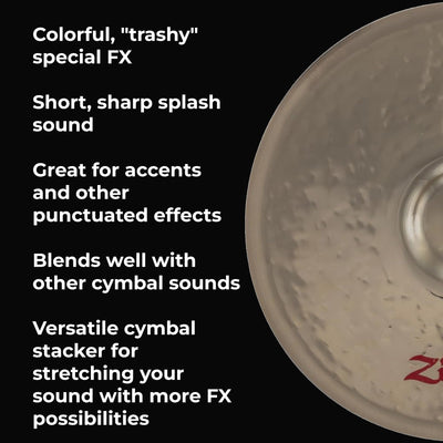 Zildjian A0611 11" FX Trash Splash Cymbal