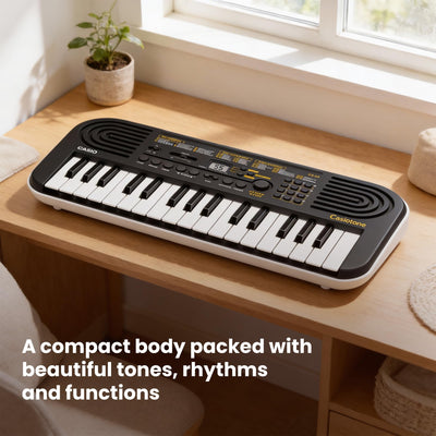 Casio SA-51 Casiotone 32-Key Compact Portable Keyboard w/ Key Stickers