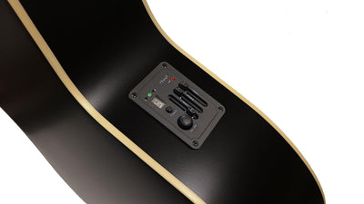 Berkeley ELEMENTARY-EQ-BKS Concert Cutaway Acoustic-Electric Guitar