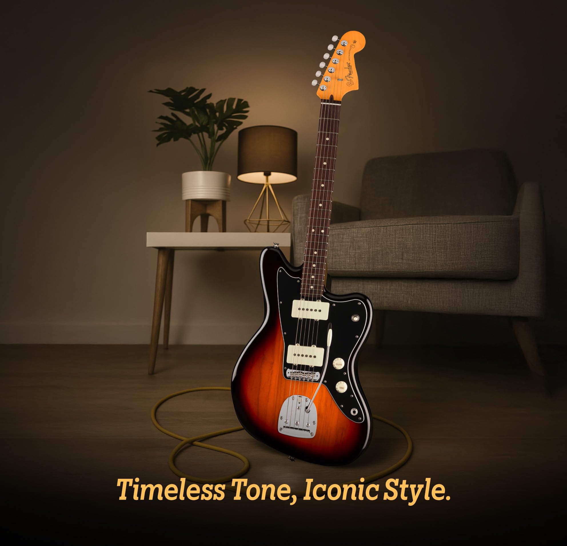 Fender American Professional Classic Jazzmaster - 3-Color Sunburst w/ Cleaning Kit