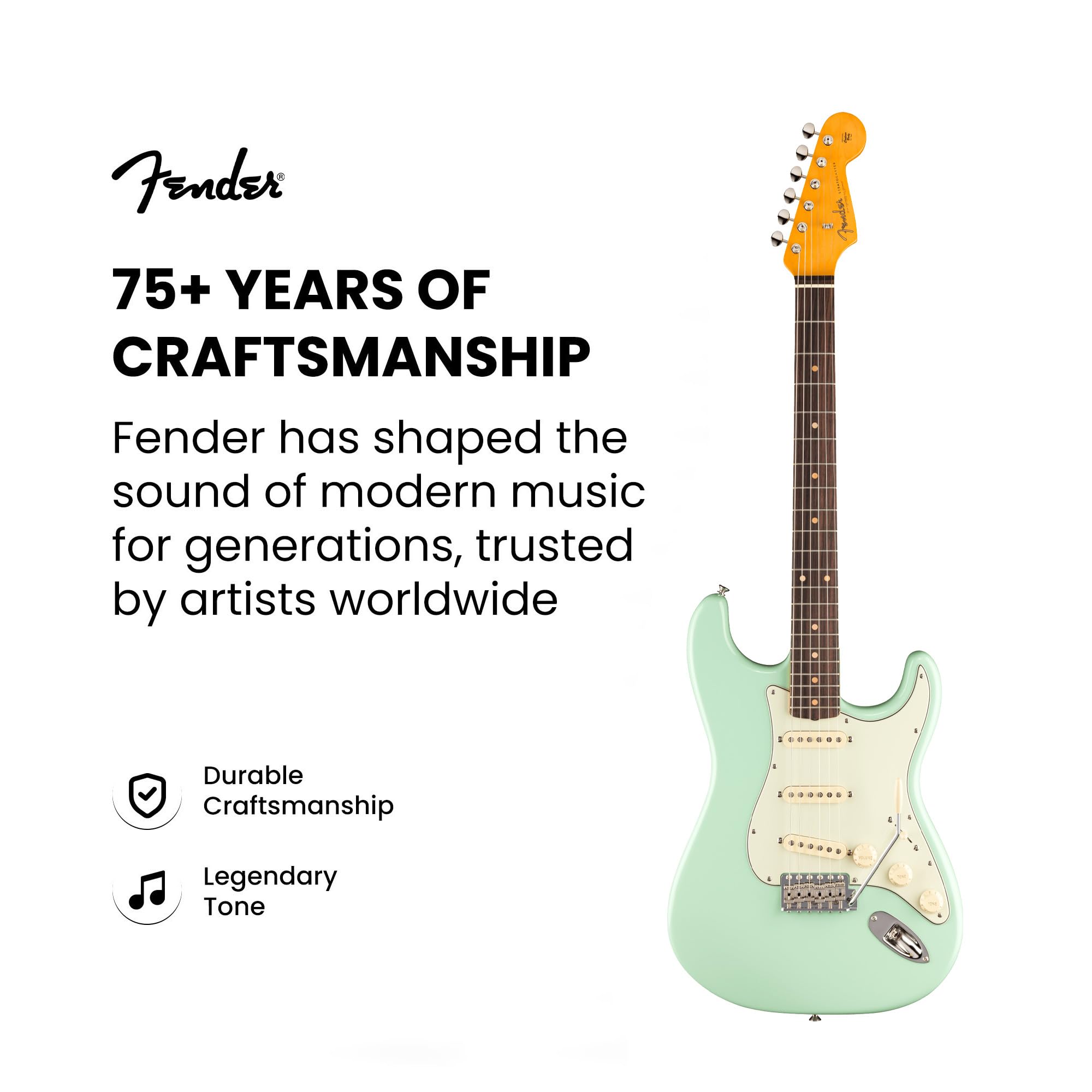 Fender American Vintage II 1961 Stratocaster - Surf Green w/ Cleaning Kit