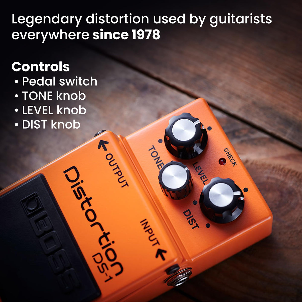 Boss DS-1 Distortion w/ Power Supply