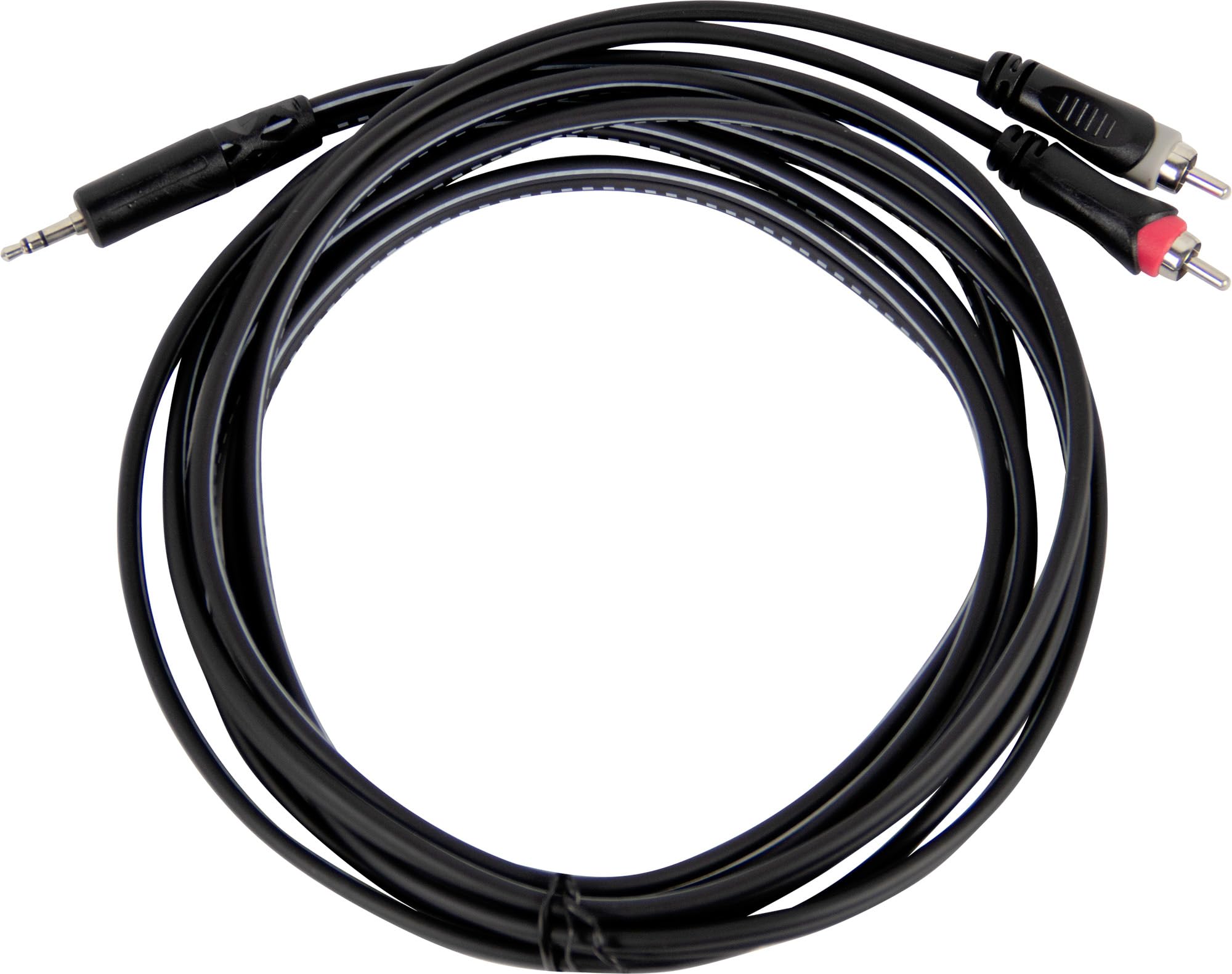 Gearlux TRS to Dual RCA Stereo Breakout Cable - 10 Feet