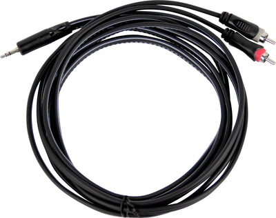 Gearlux TRS to Dual RCA Stereo Breakout Cable - 10 Feet