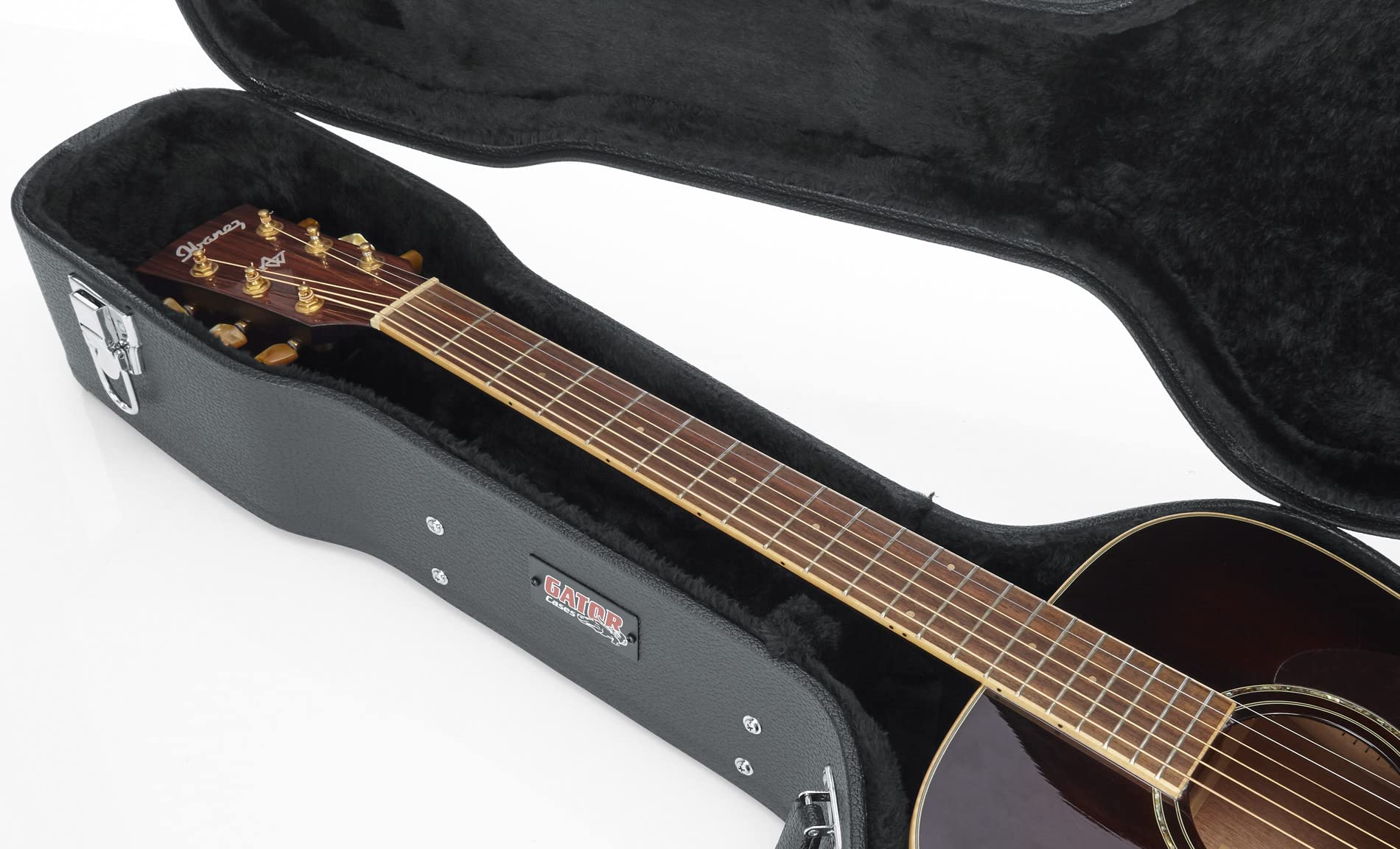 Gator GW-DREAD Deluxe Wood Case for Dreadnought Acoustic Guitars w/ Strap
