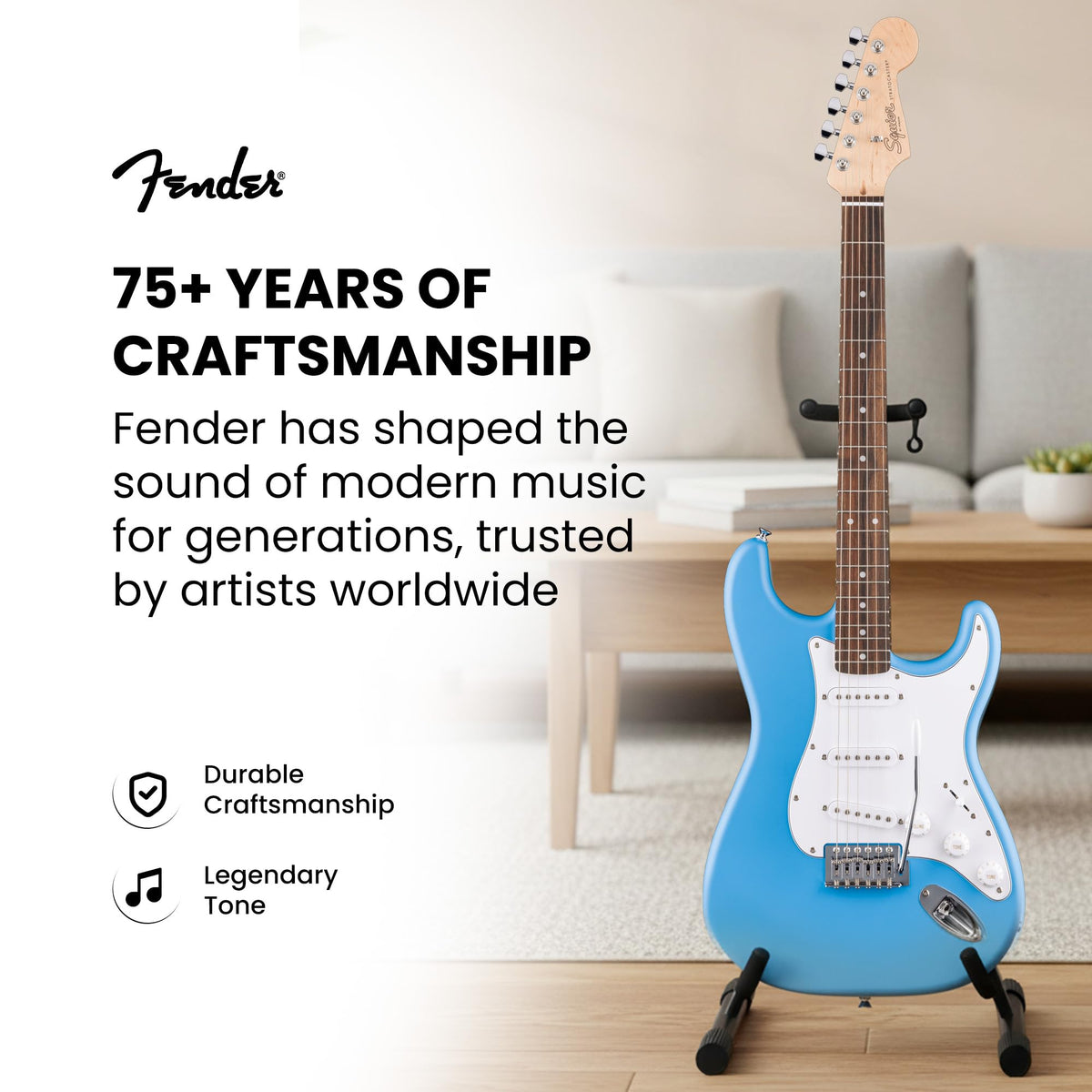 Fender Squier Stratocaster - California Blue w/ Gig Bag
