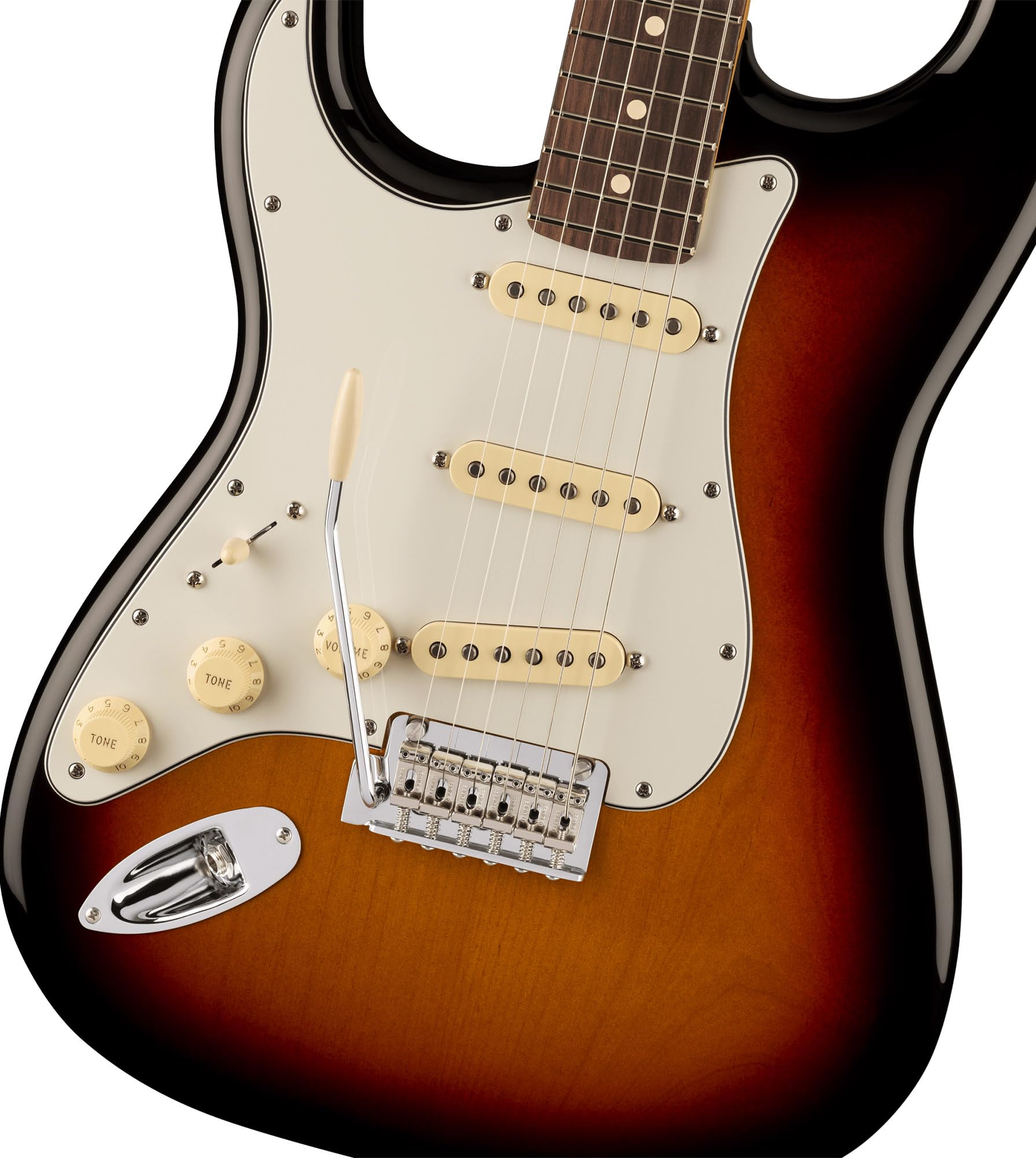 Fender Player II Stratocaster, Left Handed - 3-Color Sunburst w/ Cleaning Kit