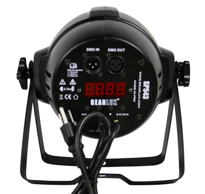 Gearlux SP543 54-LED 1-Watt RGB Three-in-One LED Stage Light