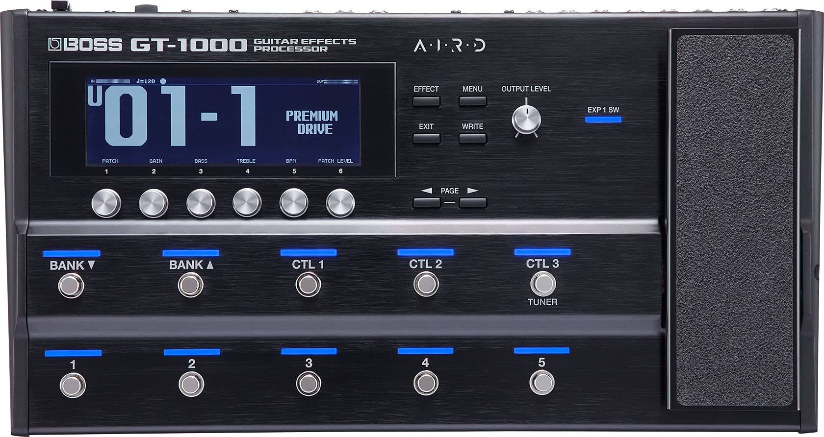 Boss GT-1000 Guitar Effects Processor w/ Power Supply
