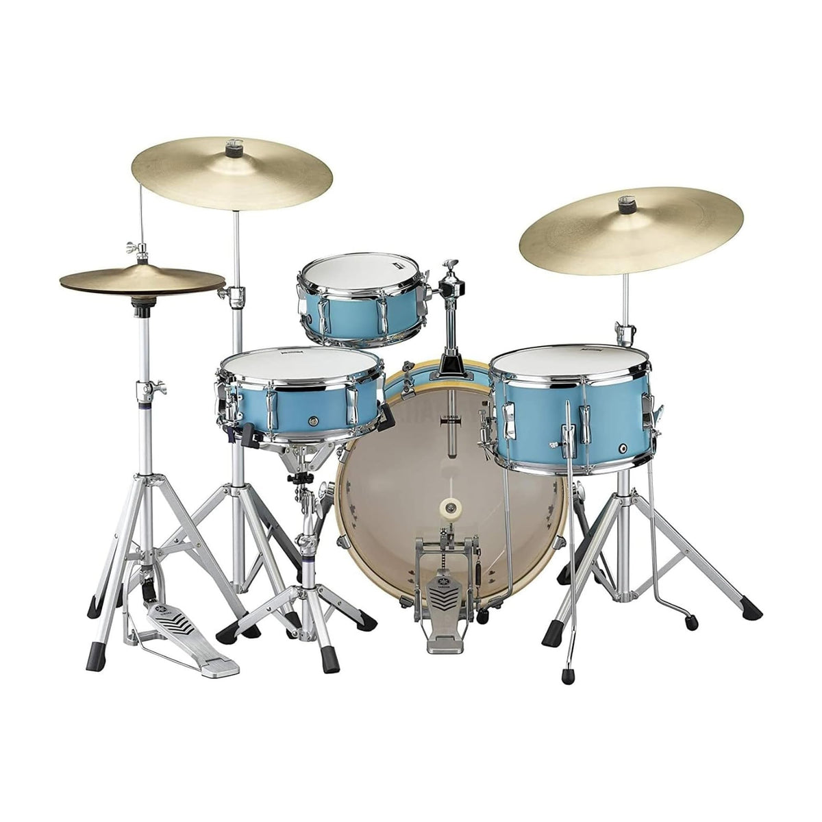 Yamaha SBP0F4H Stage Custom Hip 4-Piece Drum Shell Pack - Matte Surf Green