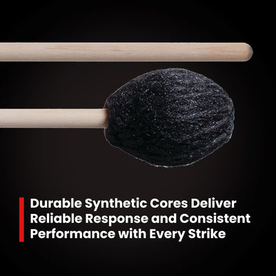 Vic Firth M183 Corpsmaster Mallets - Hard, Synthetic Core