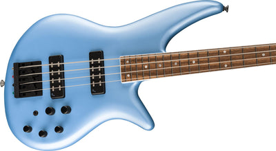 Jackson X Series Spectra Bass SBX IV - Matte Blue Frost w/ Instrument Cable