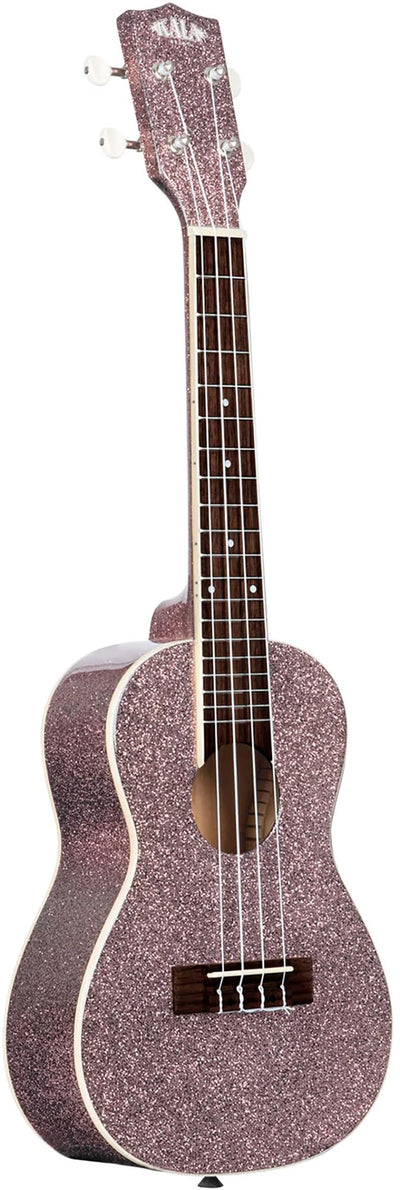 Kala KA-SPRK-PINK Pink Champagne Concert Ukulele w/ Case