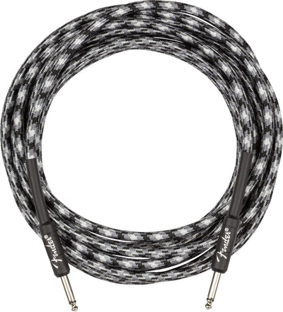 Fender 18.6-Foot Professional Tweed Instrument Cable, Straight-Straight, Winter Camo - 2 Pack