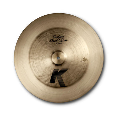 Zildjian K0970 17" K Custom Dark China Cymbal w/ Drumstick Bag