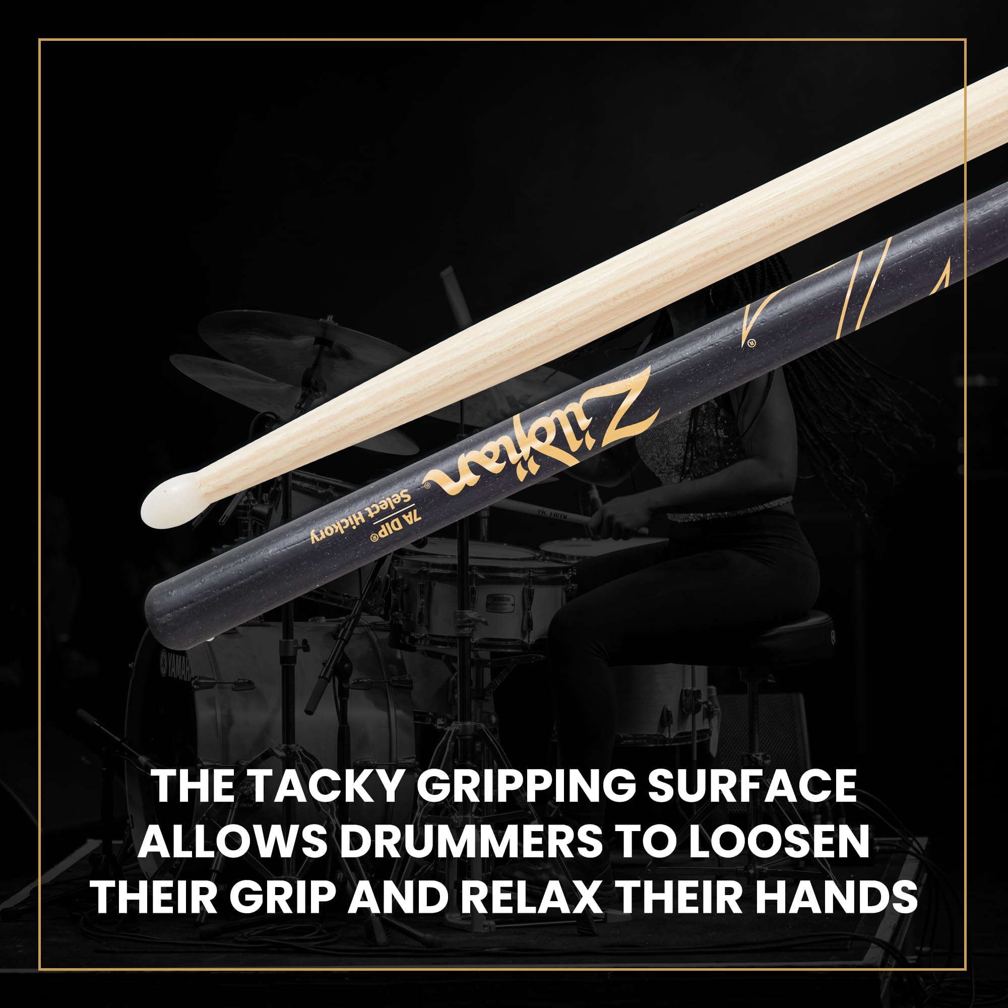 Zildjian 7A DIP Nylon Tip Drumsticks